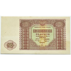 RP, 10 złotych 1946, Warszawa, PIĘKNE!