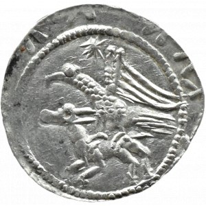 Władysław II Wygnaniec (1138-1146), denar - Orzeł i Zając, GWIAZDA, Kraków