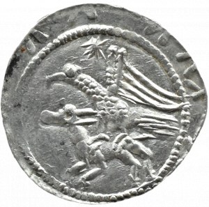 Władysław II Wygnaniec (1138-1146), denarius - Eagle and Hare, STAR, Kraków