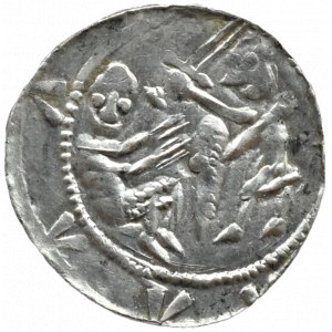 Władysław II Wygnaniec (1138-1146), denar - Orzeł i Zając, GWIAZDA, Kraków