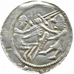 Władysław II Wygnaniec (1138-1146), denar - Orzeł i Zając, GWIAZDA, Kraków