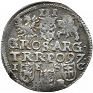 Zygmunt III Waza, trojak 1597, Bydgoszcz