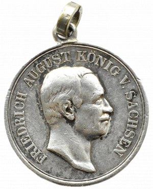 Germany, Saxony, Frederick Augustus, Medal for Loyalty at Work (fur Treue in der Arbeit)