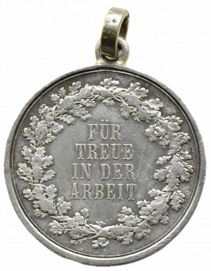 Germany, Saxony, Frederick Augustus, Medal for Loyalty at Work (fur Treue in der Arbeit)