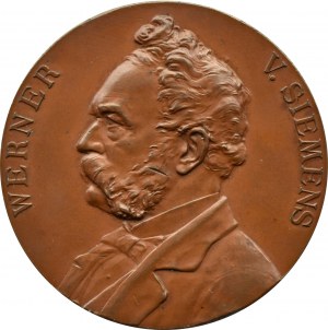 Germany, Siemens & Halske, medal for the 50th Anniversary Jubilee in Berlin 1847-1897, ref. O. Schultz
