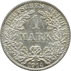 Niemcy, Cesarstwo, 1 marka 1914 A, Berlin, UNC