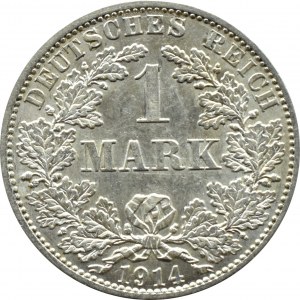 Germany, Empire, 1 mark 1914 A, Berlin, UNC