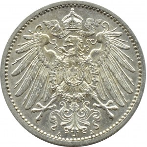 Niemcy, Cesarstwo, 1 marka 1914 A, Berlin, UNC