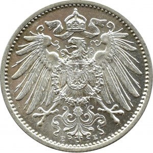 Niemcy, Cesarstwo, 1 marka 1914 E, Muldenhütten, UNC