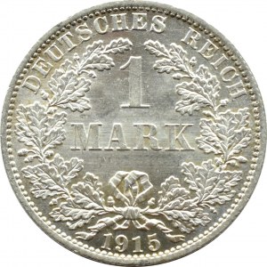 Germany, Empire, 1 mark 1915 A, Berlin, UNC