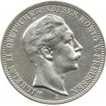 Niemcy, Prusy, Wilhelm II, 3 marki 1911 A, Berlin