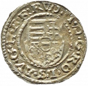 Hungary, Rudolf II Habsburg, denarius 1604 KB, Kremnica