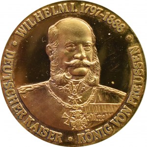 Germany, Wilhelm I, medal of the year 1888 - the year of the three emperors, certificate