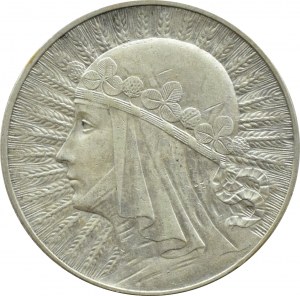 II RP, Head of a Woman, 5 zloty 1932 with mint mark, REPLACEMENT - PACKAGE