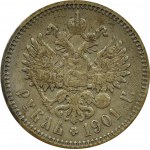 Rosja, Mikołaj II, rubel 1901 ФЗ, Petersburg