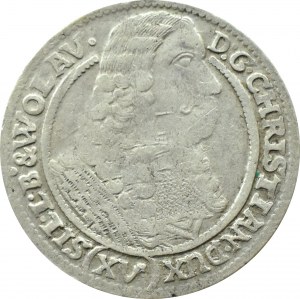 Śląsk, Księstwo Legnicko-Brzesko-Wołowskie, Krystian Wołowski, 15 krajcarów 1664, Brzeg