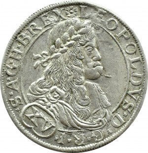 Austria, Leopold I Habsburg, 15 krajcars 1664 CA, Vienna