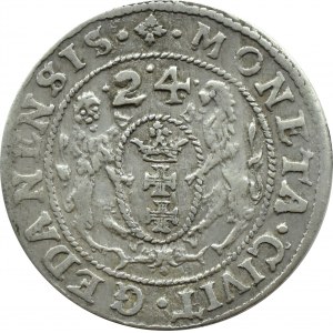Žigmund III Vasa, ort 1624 PR●, Gdansk