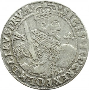 Sigismund III Vasa, ort 1623 PRV:M, Bydgoszcz OLD TYPE POPIERSIA