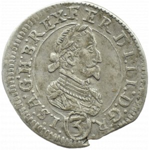 Austria, Ferdinand II Habsburg, 3 krajcars 1624, Graz