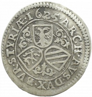 Austria, Ferdinand II Habsburg, 3 krajcars 1625, Graz