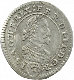 Austria, Ferdinand II Habsburg, 3 krajcars 1626 SMALL POPIERSIE, Graz