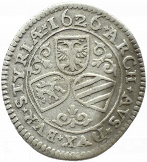 Austria, Ferdinand II Habsburg, 3 krajcars 1626 SMALL POPIERSIE, Graz