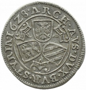 Austria, Ferdinand II Habsburg, 3 krajcars 1628, Graz