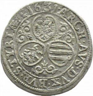 Austria, Ferdinand II Habsburg, 3 krajcars 1631, Graz