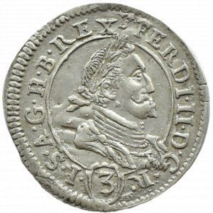 Austria, Ferdynand II Habsburg, 3 krajcary 1633 STYRIÆ, Graz