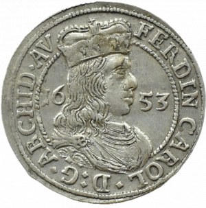 Austria, Tyrol, Ferdinand Karl Habsburg, 3 krajcars 1653, Hall