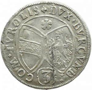 Austria, Tyrol, Ferdinand Karl Habsburg, 3 krajcars 1661, Hall