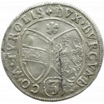 Österreich, Tirol, Ferdinand Karl Habsburg, 3 krajcars 1661, Hall