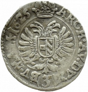Austria, Ferdinand II Habsburg, 3 krajcars 1625, Prague