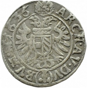 Austria, Ferdinand II Habsburg, 3 krajcars 1636, Prague