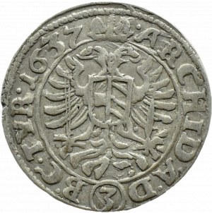 Austria, Ferdinand III Habsburg, 3 krajcars 1637, Vienna