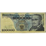 PRL, St. Moniuszko, 100 000 złotych 1990, seria CC, UNC