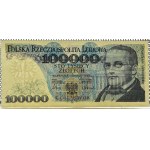 PRL, St. Moniuszko, 100 000 złotych 1990, seria CC, UNC