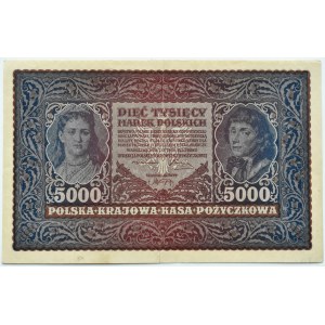 II RP, 5000 marek 1920, II serja E