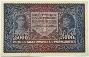 II RP, 5000 marks 1920, 2nd series E