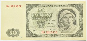 RP, 50 zloty 1948, DS series, Warsaw