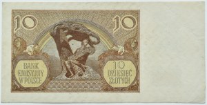 General Government, 10 zloty 1940, series L, LONDON FALLS