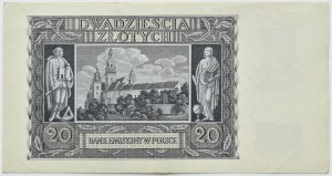General Government, 20 zloty 1940, series G, Kraków