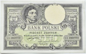 Second Republic, T. Kosciuszko 500 gold 1919, London, BEAUTIFUL!