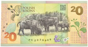 PWPW, Polish Bison, 20 units 2019, FC series, UNC