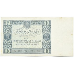 II RP, 5 zloty 1930, BV. series, Warsaw