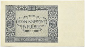 General Government, 5 zloty 1941, AB series, Kraków