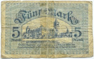 Posen/Poznan, 5 marks 1918, no series letter