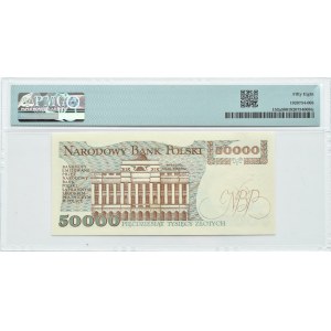 PRL, St. Staszic, 50 000 zloty 1989, serie AP, PMG 58