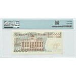 PRL, St. Staszic, 50 000 zloty 1989, serie AP, PMG 58
